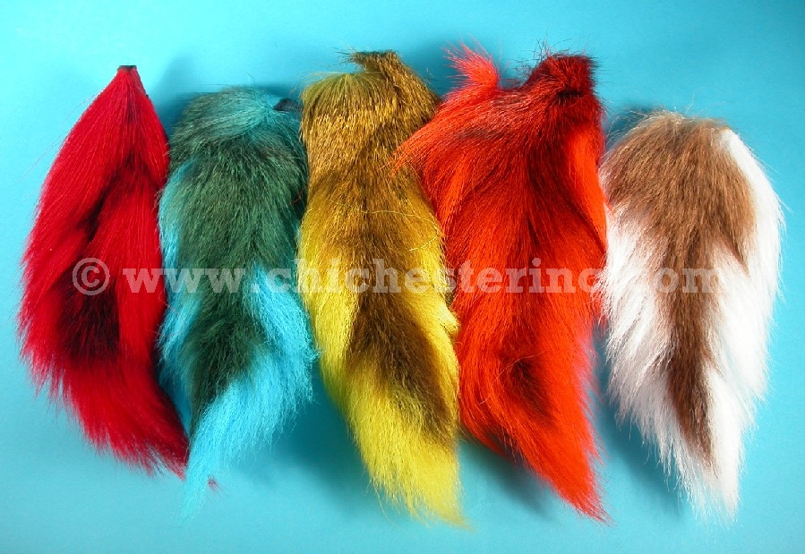 Deer Tails, Buck Tails, Dyed Deer Tails